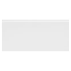 Fronty Frezowane|Qubik Front szuflady PIANTA 40x18,9 biały, wysoki połysk