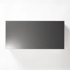 Qubik Front szuflady SALSA 80x38,1 grafit metalic połysk