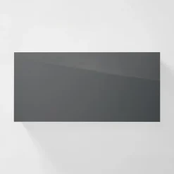 Fronty Gładkie|Qubik Front szuflady SOLA 60x12,5 szary połysk