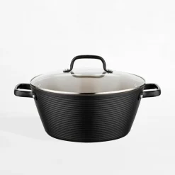 inny Garnek aluminiowy z pokrywką CARINA BLACK 5,2 l