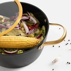 Garnki, Patelnie I Pokrywki|inny Garnek na gaz i indukcję czarny ROYAL 4,4 l