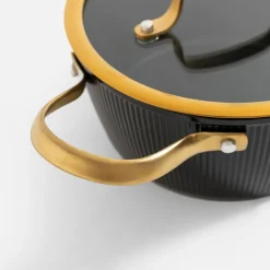 inny Garnek na gaz i indukcję czarny ROYAL 2,4 l