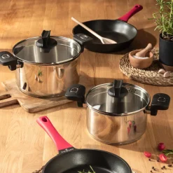 Garnki, Patelnie I Pokrywki|inny Garnek na indukcję STRAIN&COOK 5,8 l