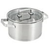 Garnki, Patelnie I Pokrywki| Garnek ze stali nierdzewnej srebrny TRAME 4,3 l