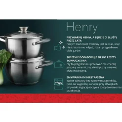 Florina Garnek ze stali nierdzewnej HENRY by Mateusz Gessler 2,3 l