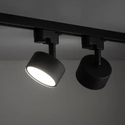 TK Tomasz Krywult Głowica na szynoprzewód czarna TRACER AVIA z żarówką GX53 LED