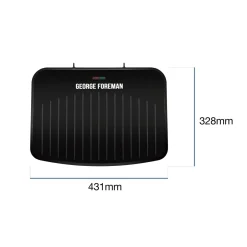 Małe Agd|Grille Elektryczne|inny Grill elektryczy GEORGE FOREMAN czarny