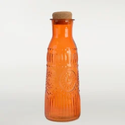 inny Karafka szklana z korkiem 1L MIX