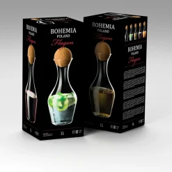 Dzbanki I Karafki|Bohemia Karafka z korkiem FLAGON 1 l