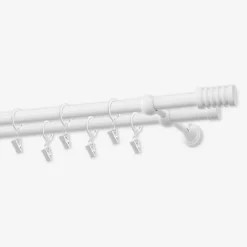 inny Karnisz podwójny PORTO, 160 cm, biały