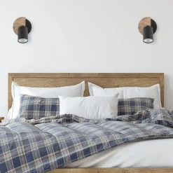 Kinkiety|TK Tomasz Krywult Kinkiet 1 spot rustykalny COVER WOOD