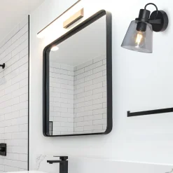 Zumaline Kinkiet łazienkowy IP44 czarny BADOSA