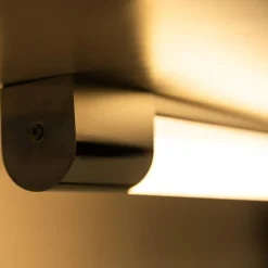 Kinkiety|Zumaline Kinkiet łazienkowy LED IP44 chrom PARKS 40,2 cm