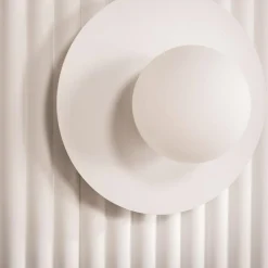 Kinkiety|TK Tomasz Krywult Kinkiet biały KULA PIXI