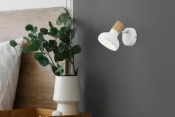 Kinkiety| Kinkiet biały mat LATIKA