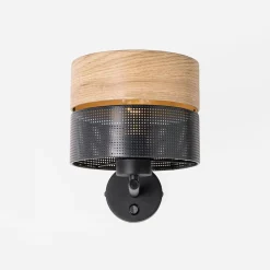 TK Tomasz Krywult Kinkiet boho z abażurem NICOL