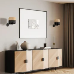 TK Tomasz Krywult Kinkiet boho z abażurem NICOL