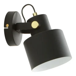 Zumaline Kinkiet czarno-złoty DRACO