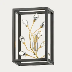 Zumaline Kinkiet czarno-złoty SPRING