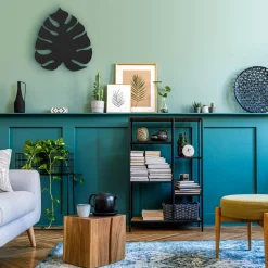 TK Tomasz Krywult Kinkiet czarny liść MONSTERA