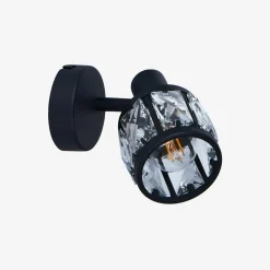 Krislamp Kinkiet czarny MALTA