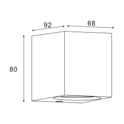 Lampy Ogrodowe|Lampy Ogrodowe|Zumaline Kinkiet elewacyjny HARMONIA IP44 czarny