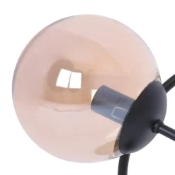 Kinkiety|inny Kinkiet kula czarny FLORO