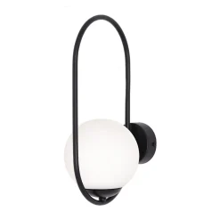 Kinkiety|inny Kinkiet kula czarny PARVA