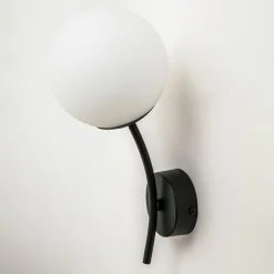 domiluce Kinkiet kula czarny VOLTA