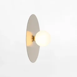 inny Kinkiet kulisty klosz złoty SPOLETTO