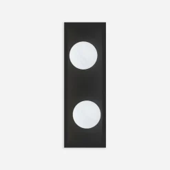 Zumaline Kinkiet LED czarny PIRO z pilotem