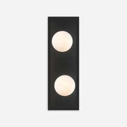 Zumaline Kinkiet LED czarny PIRO z pilotem