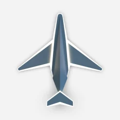 Kinkiety|Zumaline Kinkiet LED samolot niebieski SKY