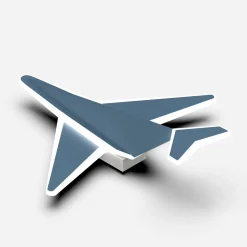 Kinkiety|Zumaline Kinkiet LED samolot niebieski SKY