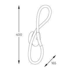 Kinkiety|Zumaline Kinkiet LED złoty BALBO