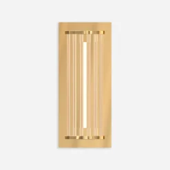 Kinkiety|Zumaline Kinkiet LED złoty CALLY z pilotem