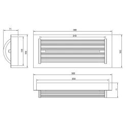 Kinkiety|Zumaline Kinkiet LED złoty CALLY z pilotem