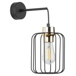 Kinkiety|TK Tomasz Krywult Kinkiet loftowy czarny GALAXY NEW