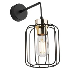 Kinkiety|TK Tomasz Krywult Kinkiet loftowy czarny GALAXY NEW