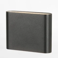 Zumaline Kinkiet outdoorowy LED IP65 czarny SHADOW