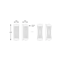 Kinkiety|Zumaline Kinkiet SERGIO W0528-02N-B5AC