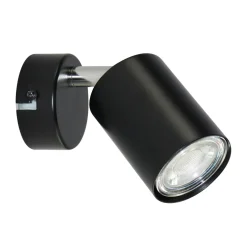 LED-POL Kinkiet spot czarny ORO GAVIA