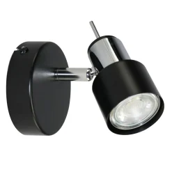 Kinkiety|LED-POL Kinkiet spot czarny ORO STERNA