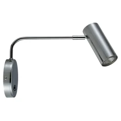 Kinkiety|Zumaline Kinkiet spot regulowane ramię chrom TUBO