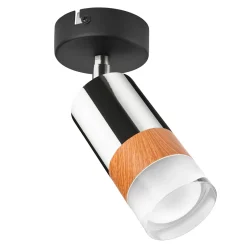 Kinkiet spot regulowany reflektor chrom AURORA