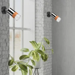 Kinkiet spot regulowany reflektor chrom AURORA