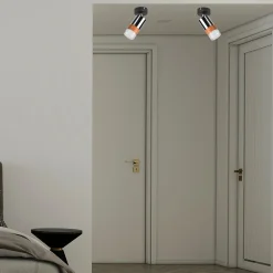 Kinkiet spot regulowany reflektor chrom AURORA