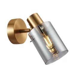 Kinkiety|inny Kinkiet spot regulowany złoty SARDO