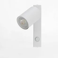 TK Tomasz Krywult Kinkiet spot z włącznikiem biały TOP