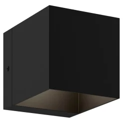 Zumaline Kinkiet sześcian czarny TRANSFER WL